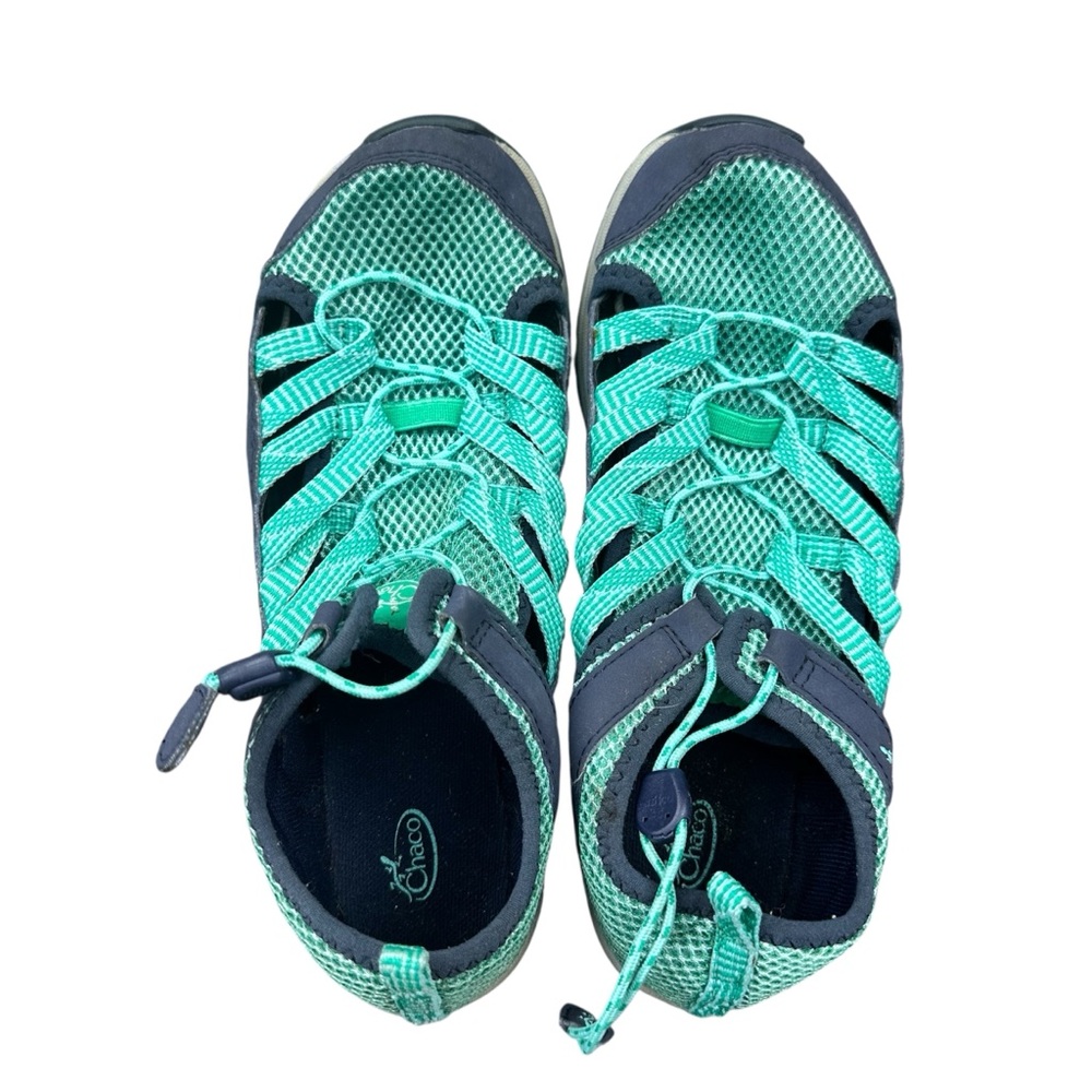 Chaco Outcross 2 Shoes Youth Size 4 Teal Blue